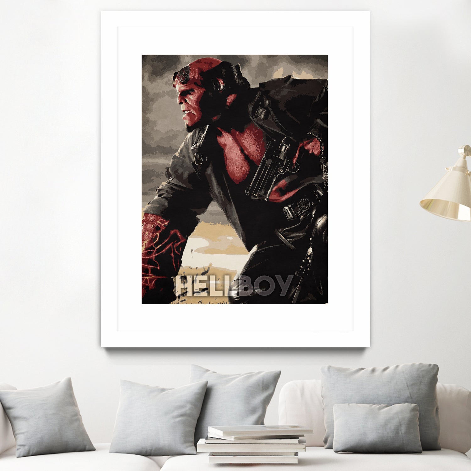 hellboy by Durro Art on GIANT ART - red character design