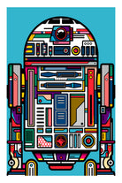 R2-D2 by Marco Schiavon on GIANT ART - blue digital drawing