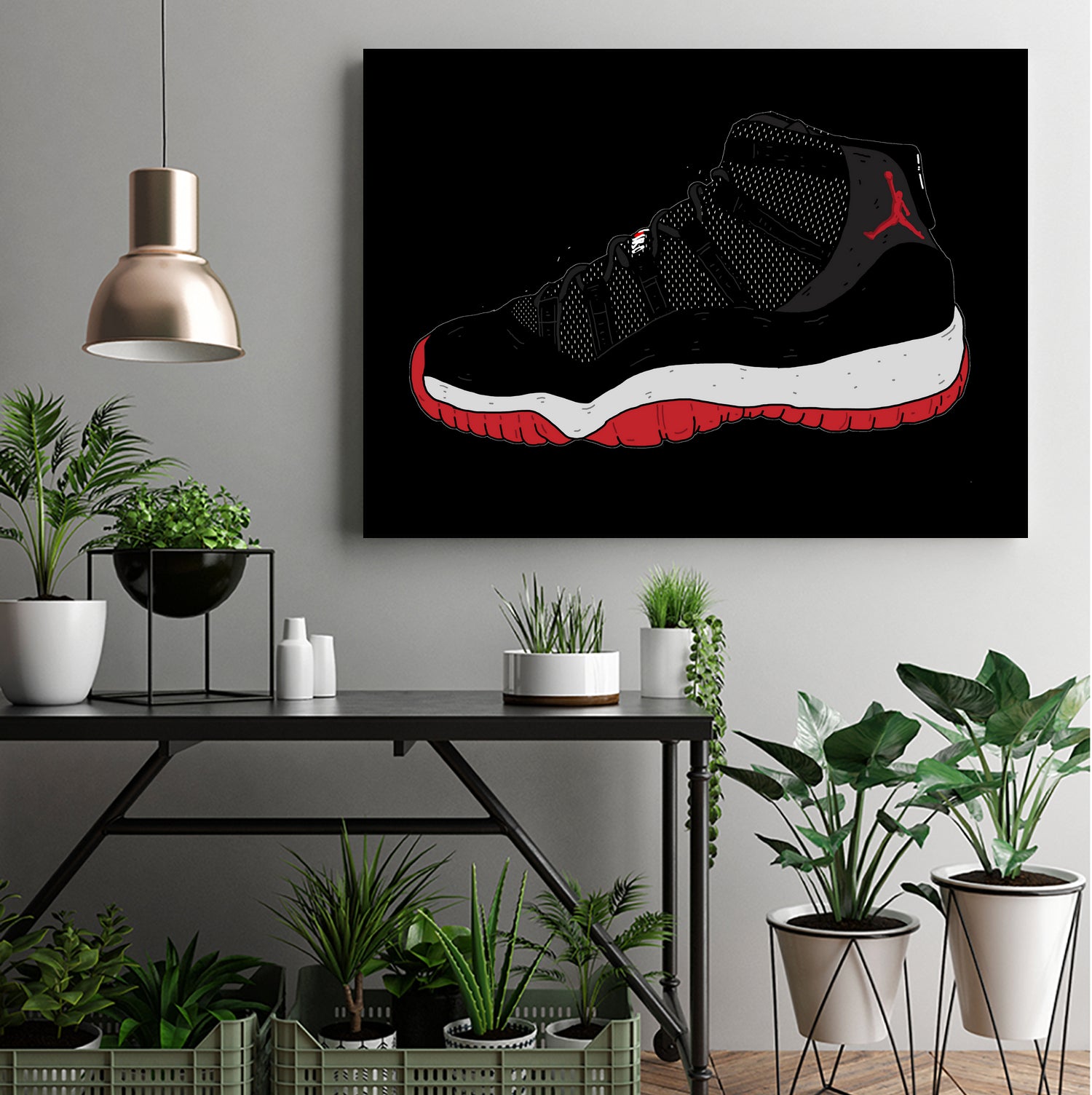 JORDANS bred by Nick Cocozza on GIANT ART - white photo illustration