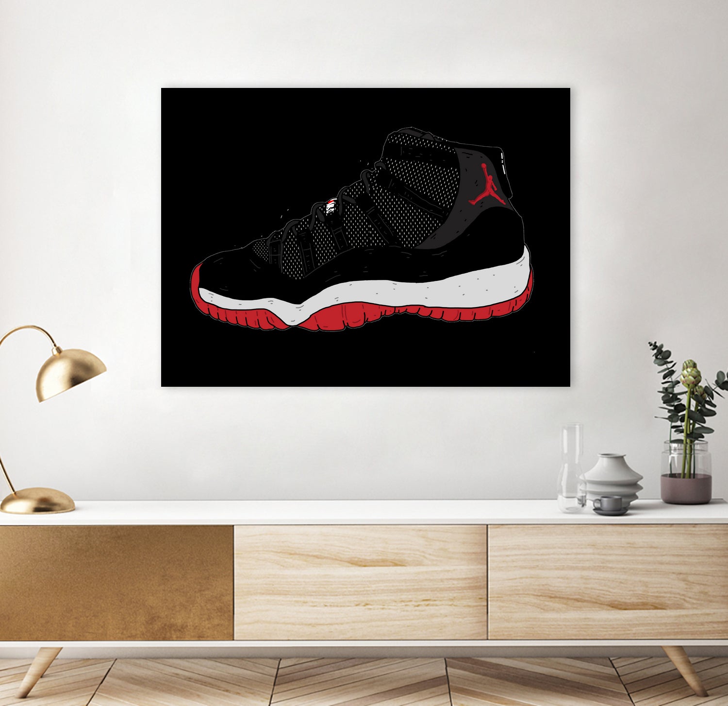 JORDANS bred by Nick Cocozza on GIANT ART - white photo illustration