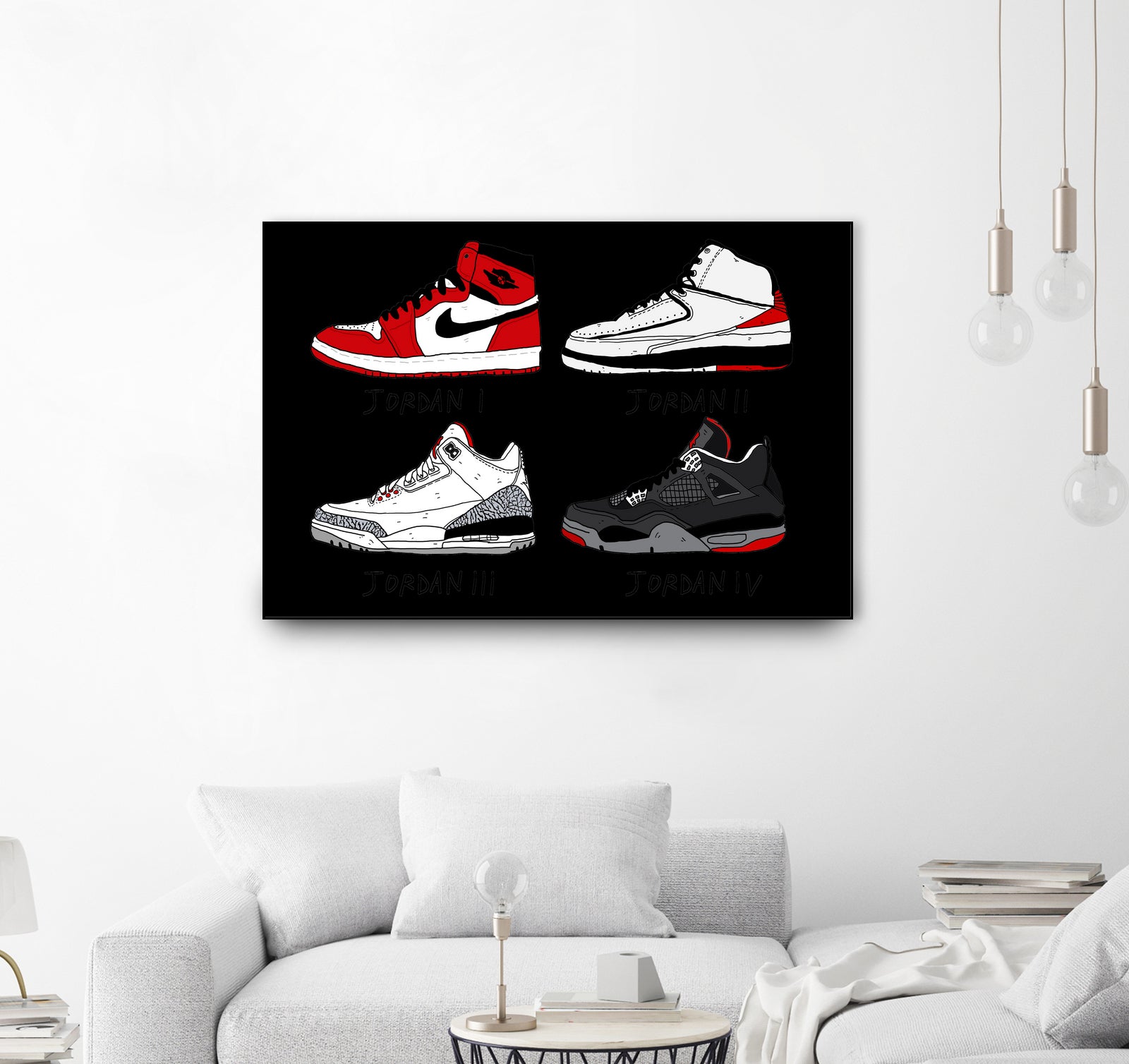 Jordans 84-89 by Nick Cocozza on GIANT ART - white photo illustration