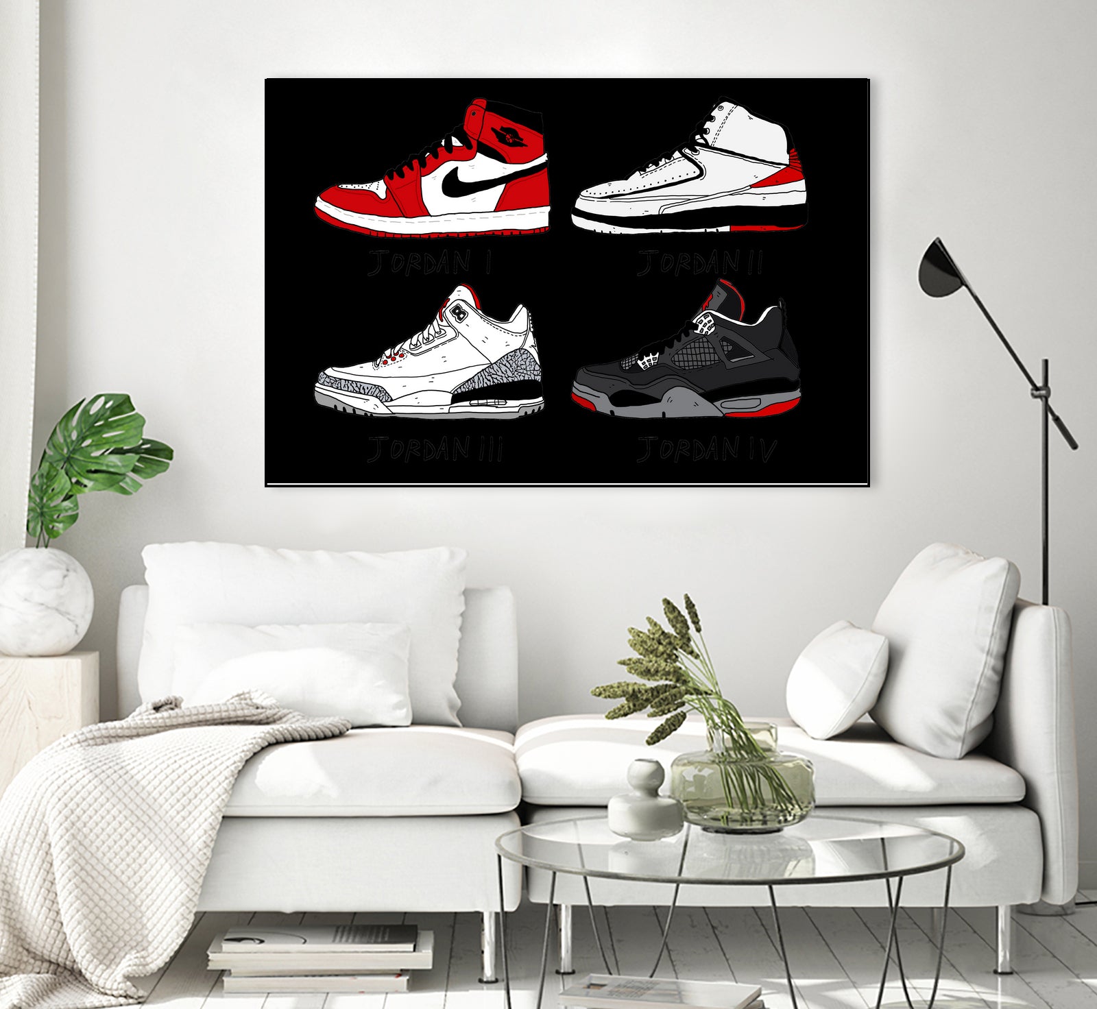 Jordans 84-89 by Nick Cocozza on GIANT ART - white photo illustration