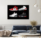 Jordans 84-89 by Nick Cocozza on GIANT ART - white photo illustration