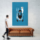 917 by Jonathan Armani on GIANT ART - blue digital drawing