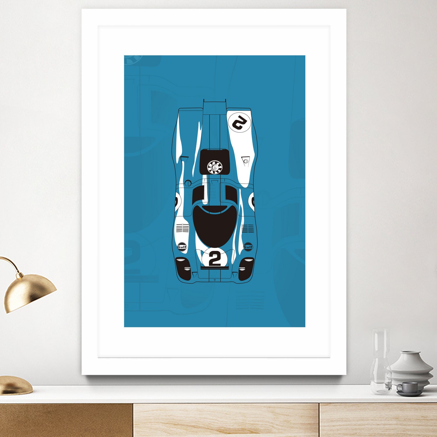 917 by Jonathan Armani on GIANT ART - blue digital drawing