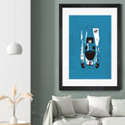 917 by Jonathan Armani on GIANT ART - blue digital drawing