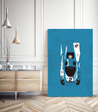 917 by Jonathan Armani on GIANT ART - blue digital drawing