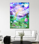 Last Unicorn by Todd Jumper on GIANT ART - fuchsia digital painting