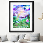 Last Unicorn by Todd Jumper on GIANT ART - fuchsia digital painting