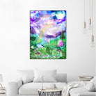 Last Unicorn by Todd Jumper on GIANT ART - fuchsia digital painting