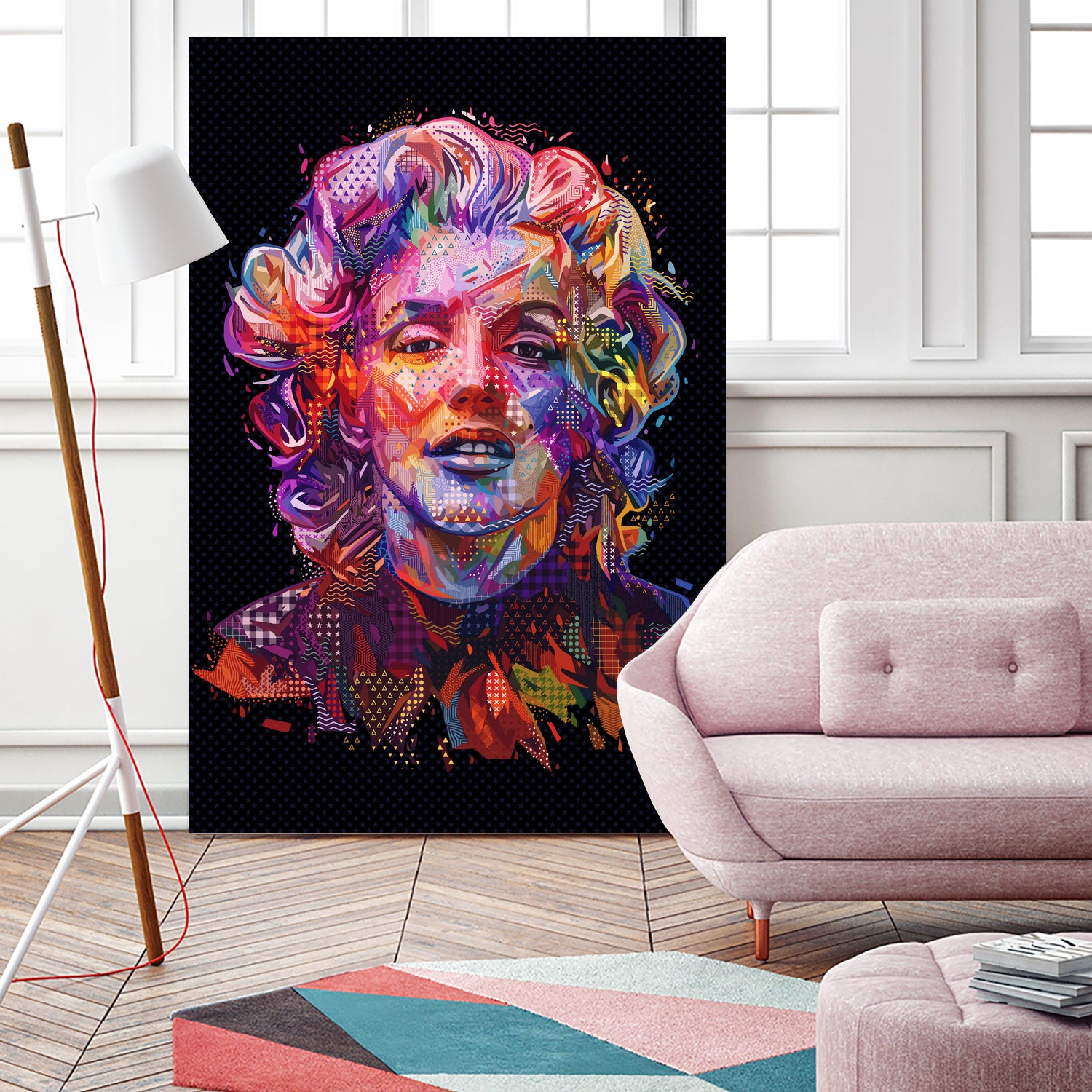 Marilyn 2018 by Alessandro Pautasso on GIANT ART - black digital painting