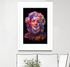 Marilyn 2018 by Alessandro Pautasso on GIANT ART - black digital painting