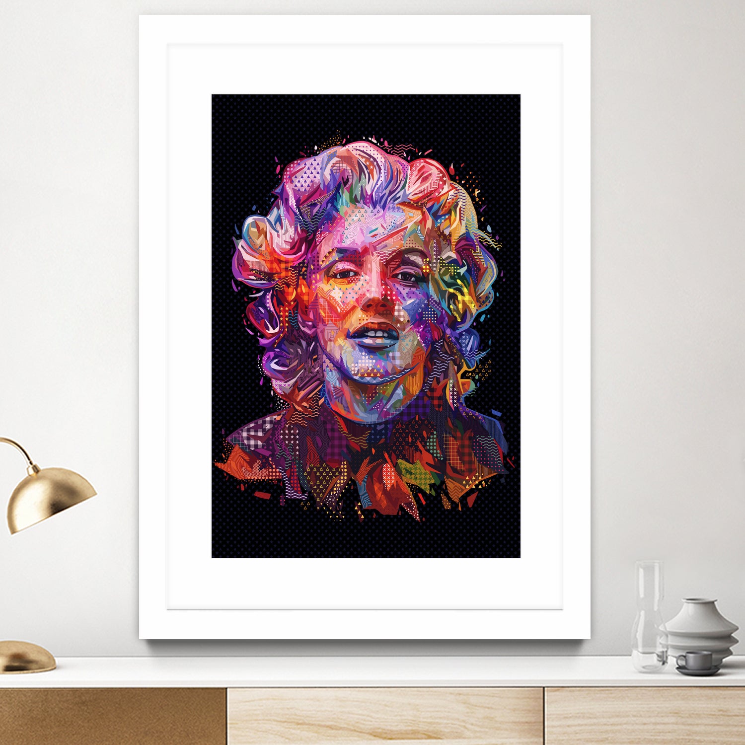 Marilyn 2018 by Alessandro Pautasso on GIANT ART - black digital painting