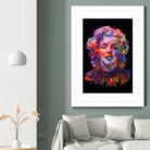 Marilyn 2018 by Alessandro Pautasso on GIANT ART - black digital painting