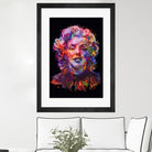 Marilyn 2018 by Alessandro Pautasso on GIANT ART - black digital painting