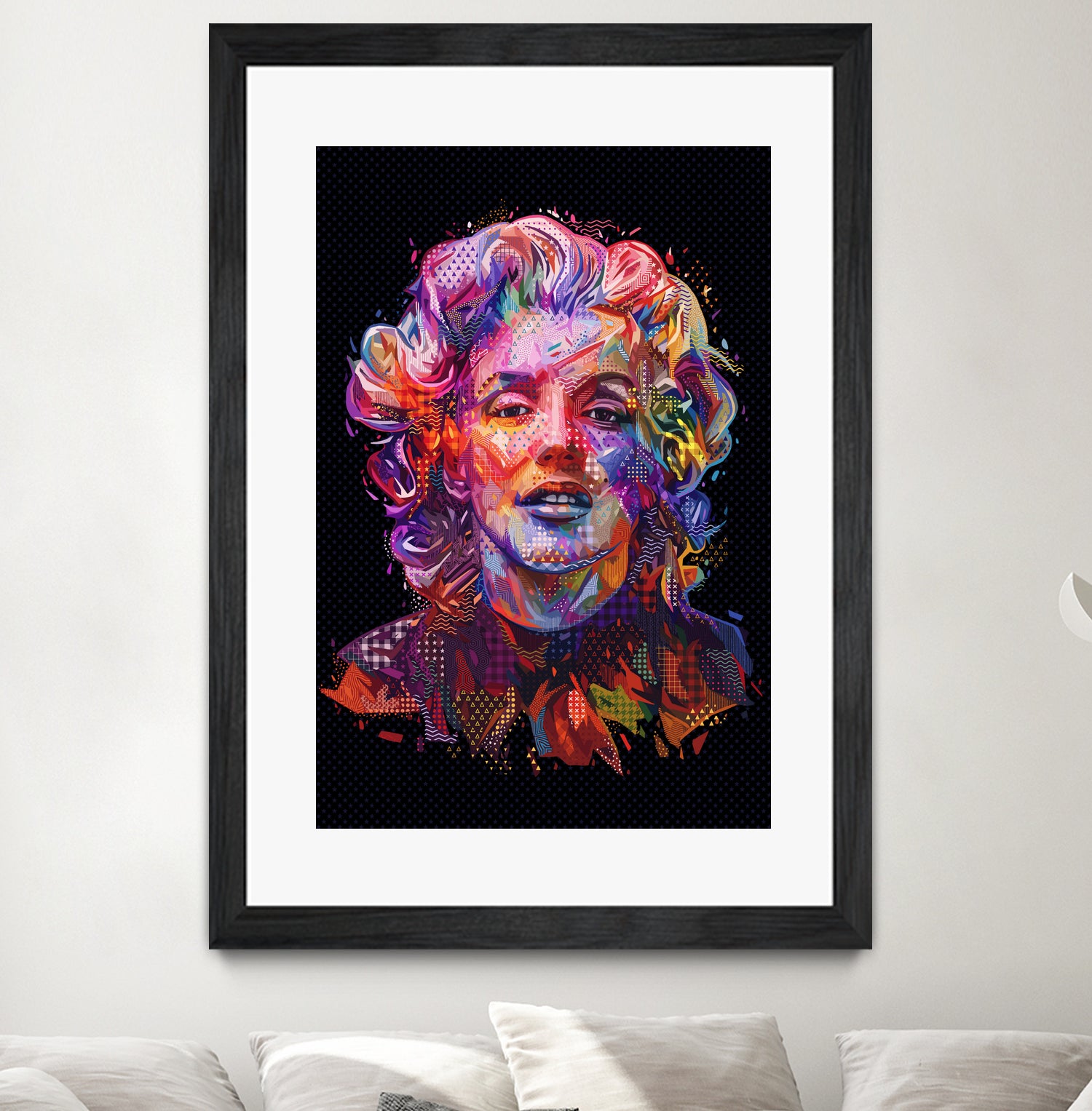 Marilyn 2018 by Alessandro Pautasso on GIANT ART - black digital painting