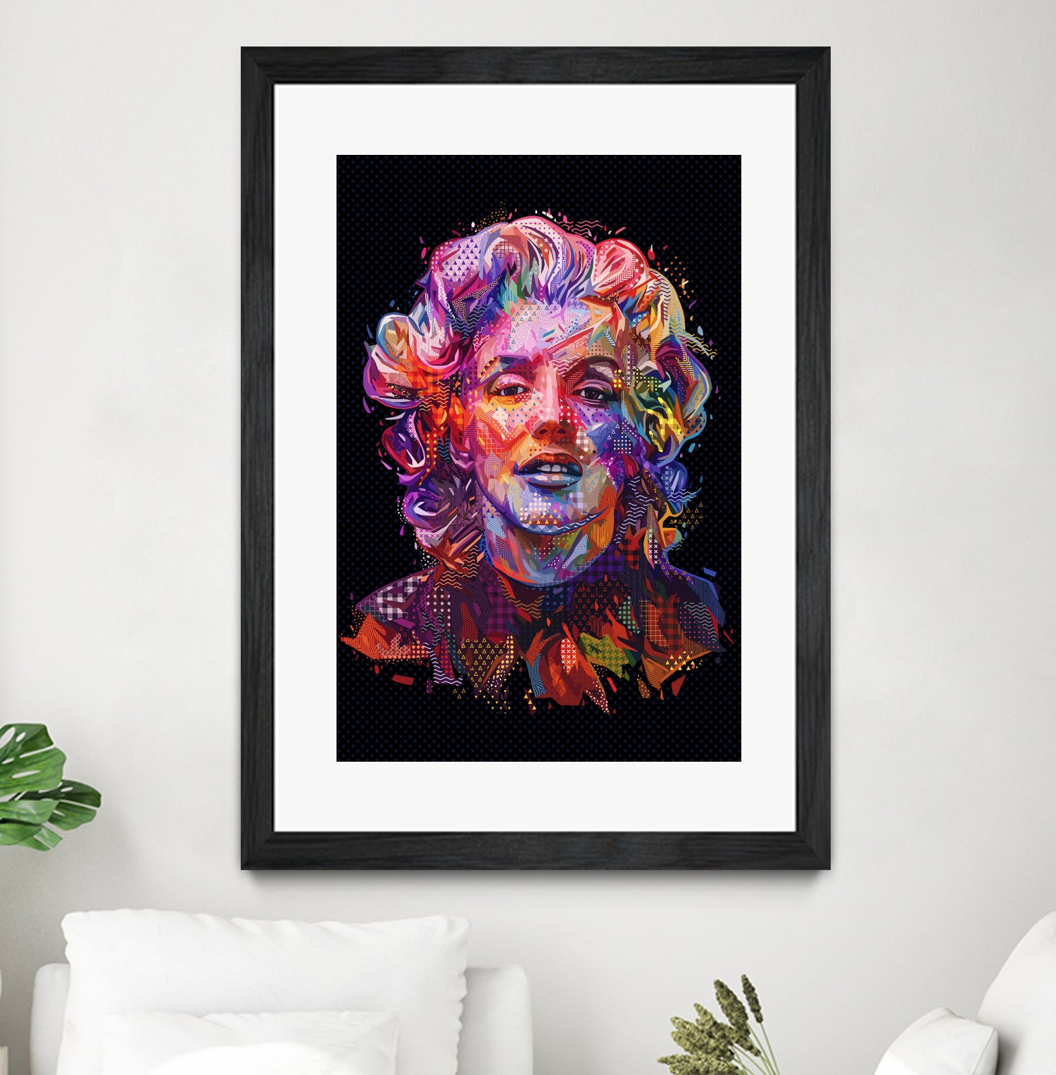 Marilyn 2018 by Alessandro Pautasso on GIANT ART - black digital painting