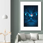 Catfish by Nicholas Ely on GIANT ART - blue digital painting