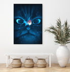 Catfish by Nicholas Ely on GIANT ART - blue digital painting