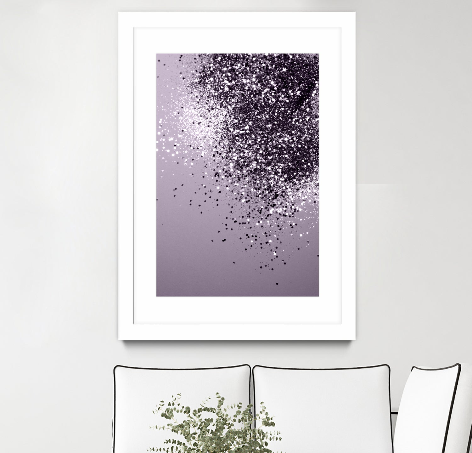 Sparkling Lavender Lady Glitter #1 by Anita & Bella Jantz on GIANT ART - fuchsia photo manipulation