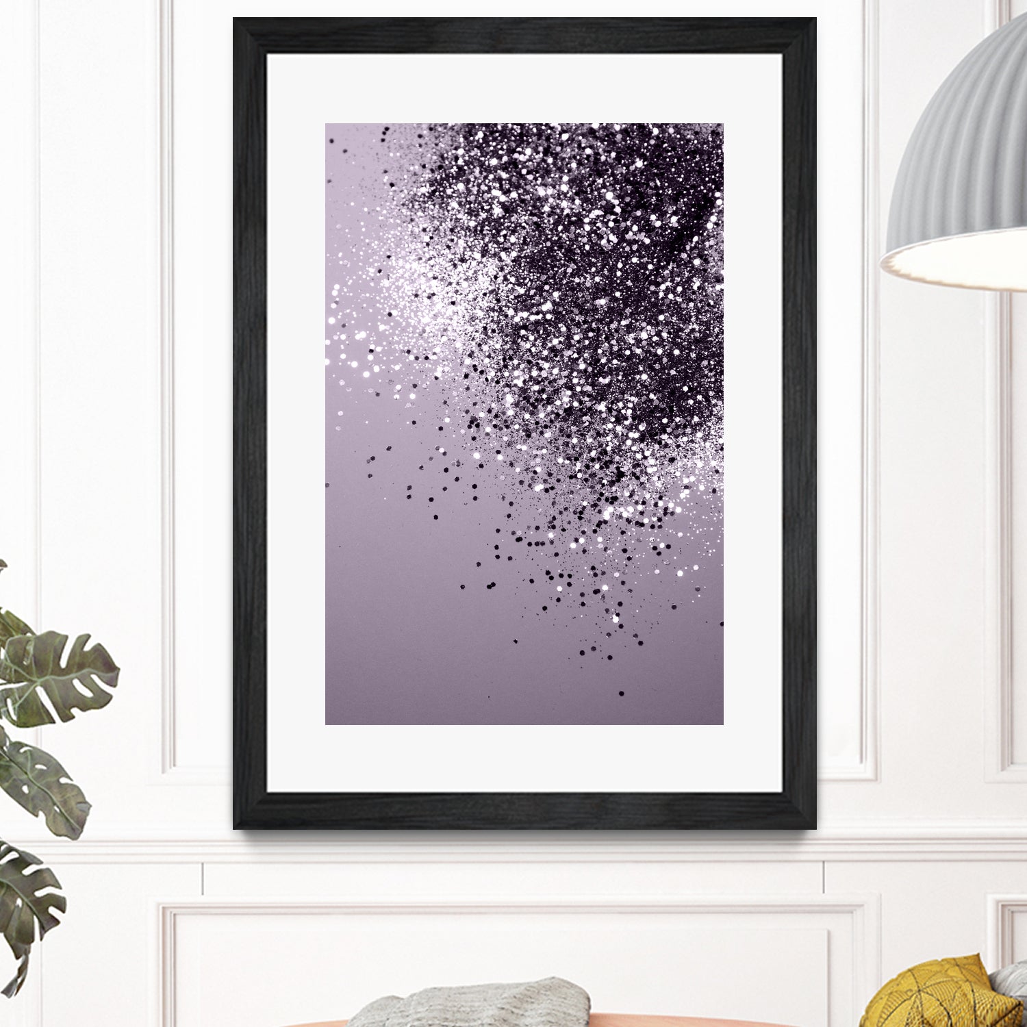 Sparkling Lavender Lady Glitter #1 by Anita & Bella Jantz on GIANT ART - fuchsia photo manipulation