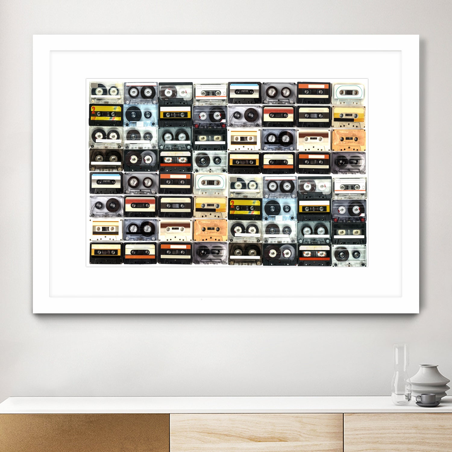 cassette print by irakli gergeshelidze on GIANT ART - white photo illustration