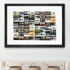 cassette print by irakli gergeshelidze on GIANT ART - white photo illustration