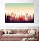 New-york Skyline by phil bocard on GIANT ART - yellow digital drawing