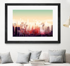 New-york Skyline by phil bocard on GIANT ART - yellow digital drawing