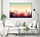 New-york Skyline by phil bocard on GIANT ART - yellow digital drawing