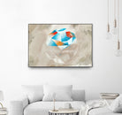 Geometries II by Raffael Pindell on GIANT ART - blue digital painting