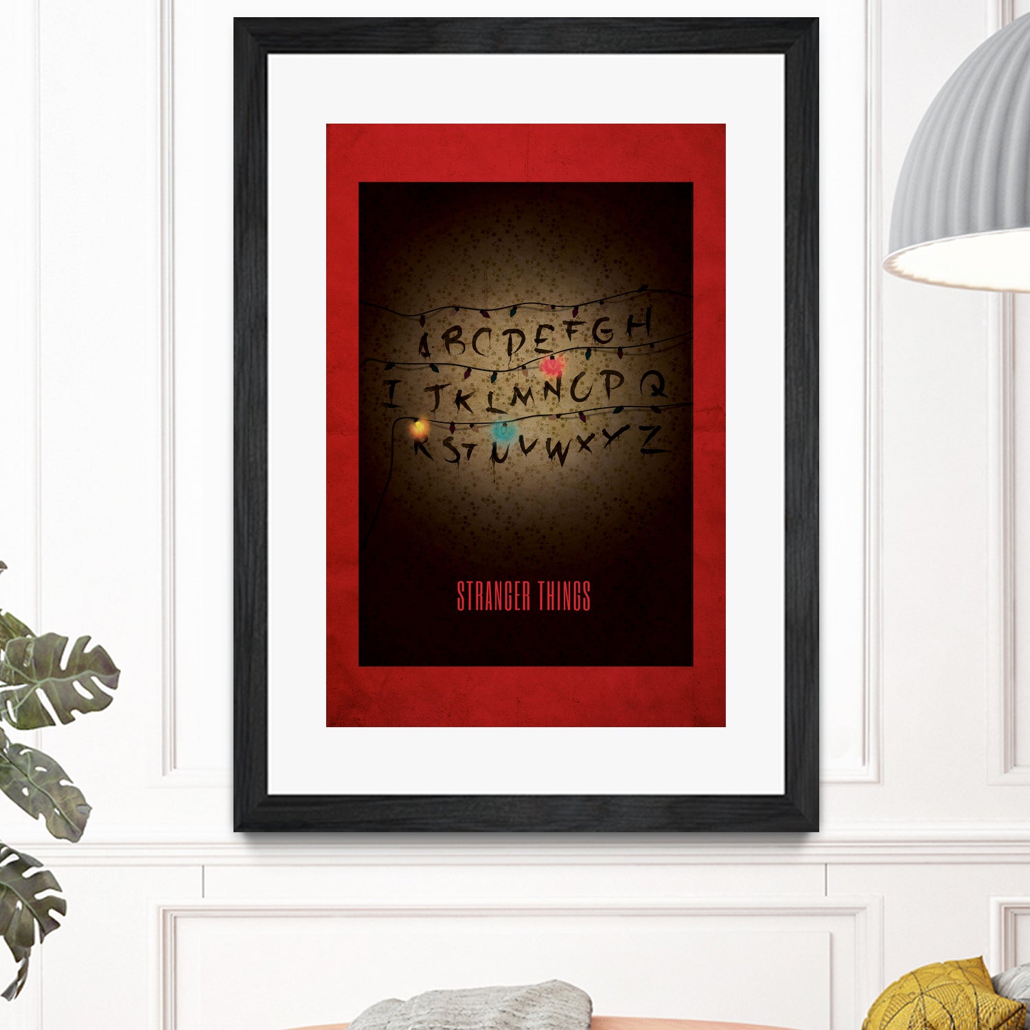 STRANGER THINGS Alternative Poster by Simona Merlini on GIANT ART - brown digital painting