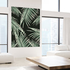 Green Palm Leaves Dream #1 by Anita & Bella Jantz on GIANT ART - green photo illustration