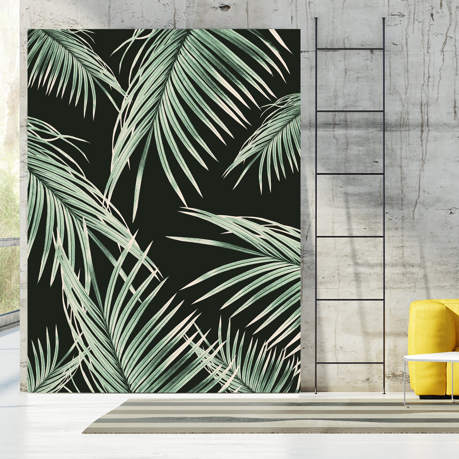 Green Palm Leaves Dream #1 by Anita & Bella Jantz on GIANT ART - green photo illustration