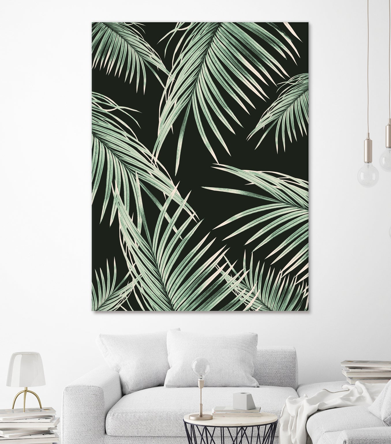 Green Palm Leaves Dream #1 by Anita & Bella Jantz on GIANT ART - green photo illustration