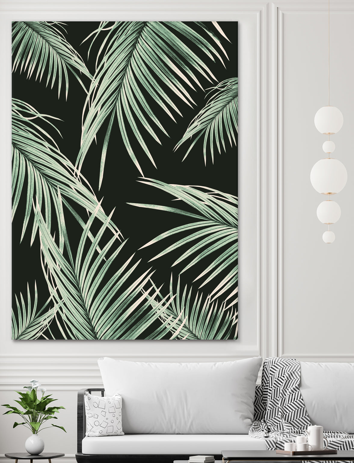 Green Palm Leaves Dream #1 by Anita & Bella Jantz on GIANT ART - green photo illustration