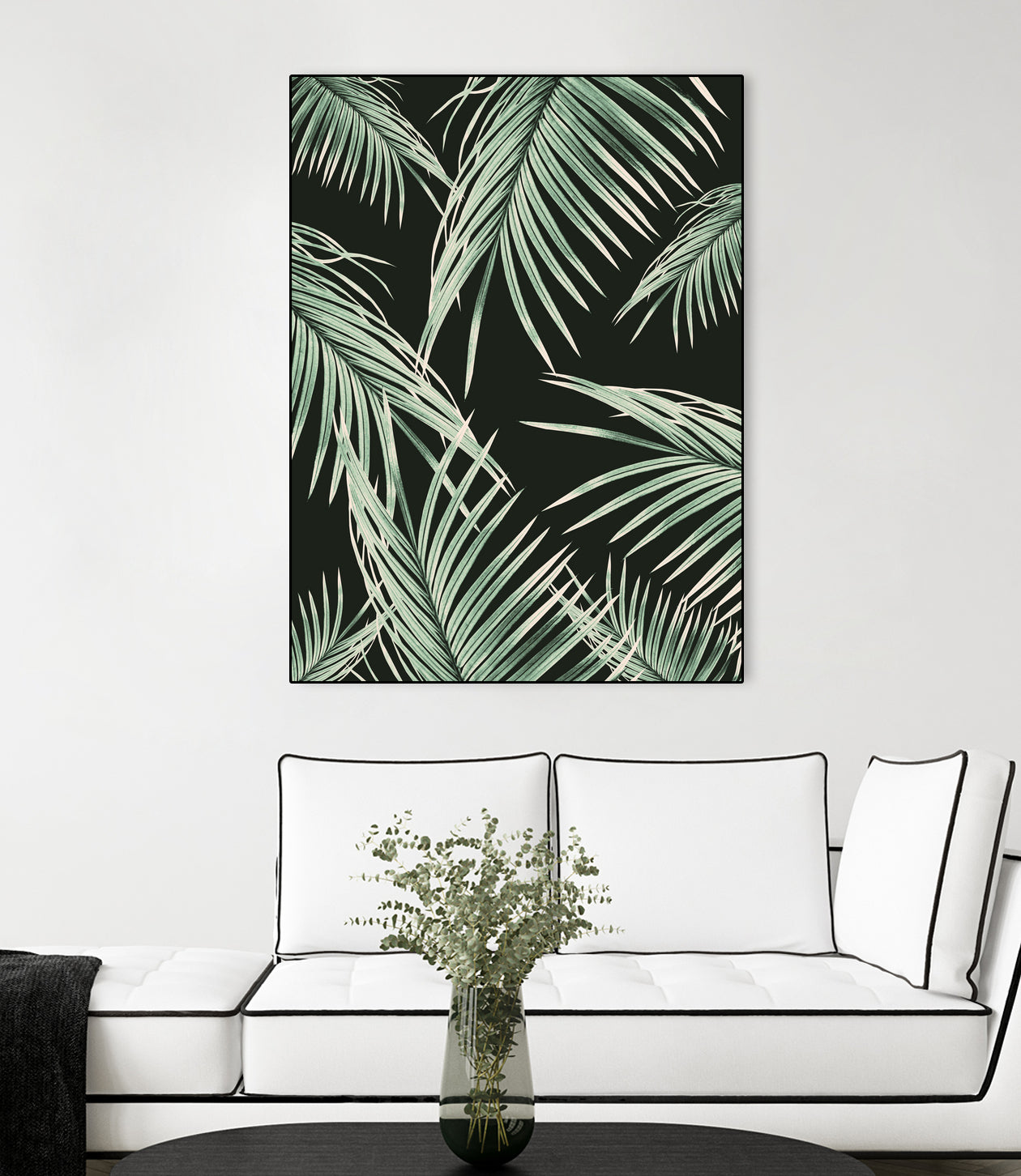 Green Palm Leaves Dream #1 by Anita & Bella Jantz on GIANT ART - green photo illustration