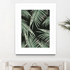 Green Palm Leaves Dream #1 by Anita & Bella Jantz on GIANT ART - green photo illustration