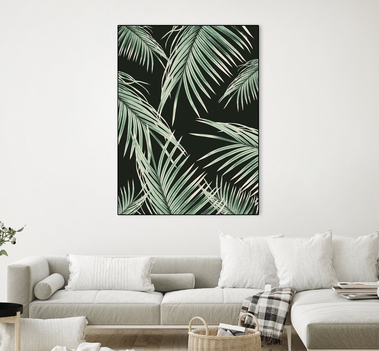 Green Palm Leaves Dream #1 by Anita & Bella Jantz on GIANT ART - green photo illustration