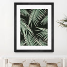 Green Palm Leaves Dream #1 by Anita & Bella Jantz on GIANT ART - green photo illustration