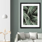 Green Palm Leaves Dream #1 by Anita & Bella Jantz on GIANT ART - green photo illustration