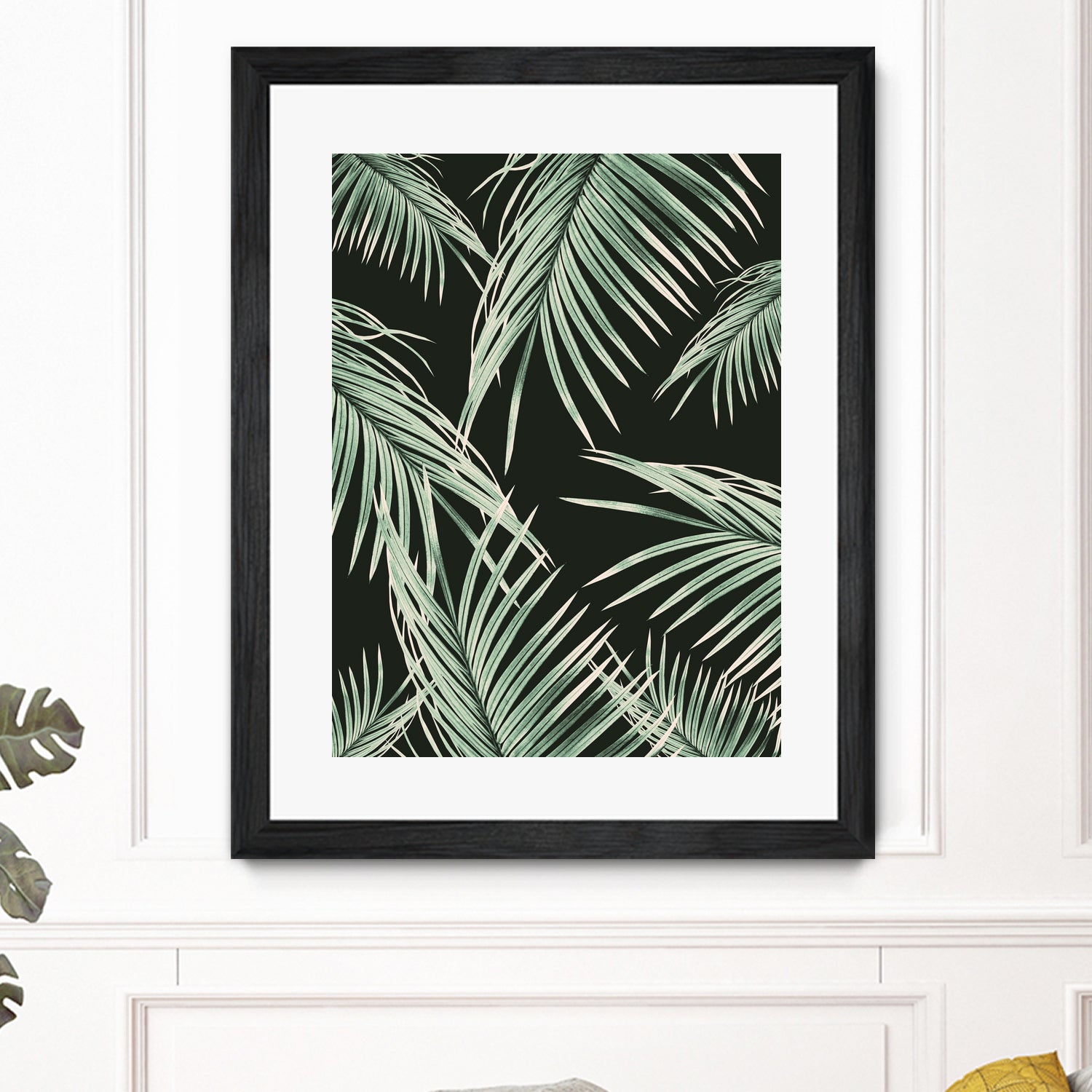 Green Palm Leaves Dream #1 by Anita & Bella Jantz on GIANT ART - green photo illustration