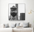 Water tower in Brooklyn by RENZO REBAGLIATI on GIANT ART - black photo illustration