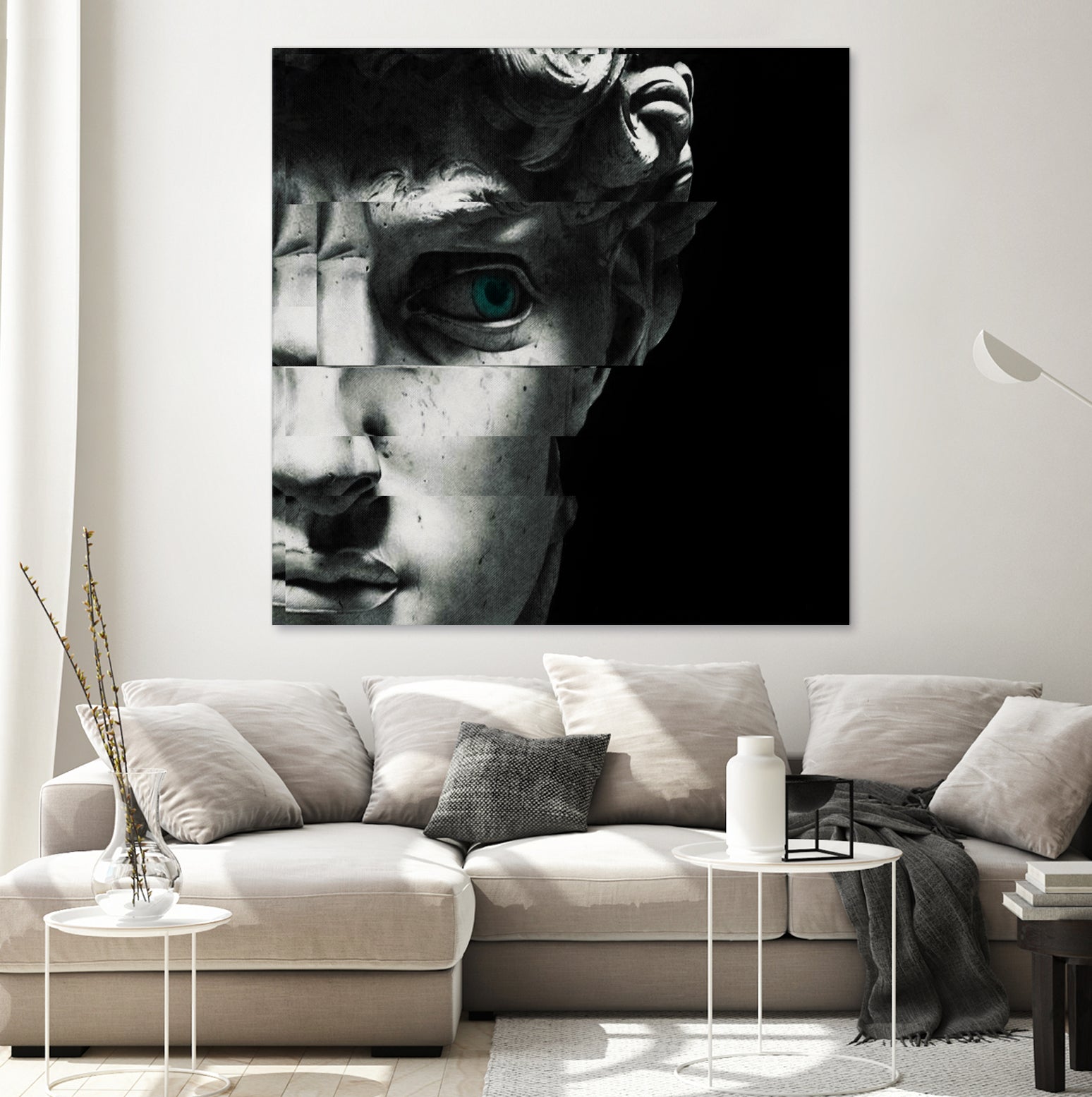 David's eye by Menelaos Trompoukis on GIANT ART - black digital painting