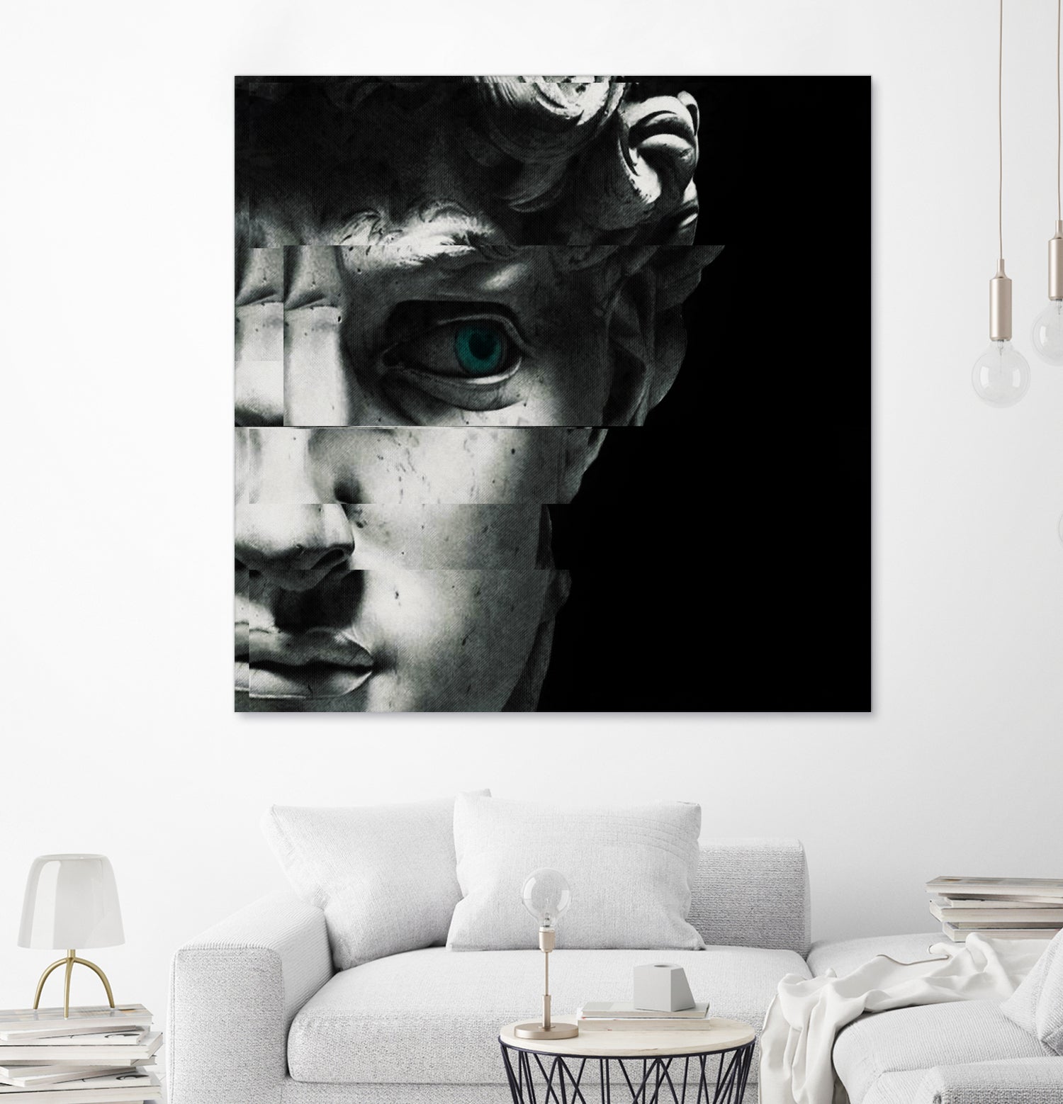 David's eye by Menelaos Trompoukis on GIANT ART - black digital painting