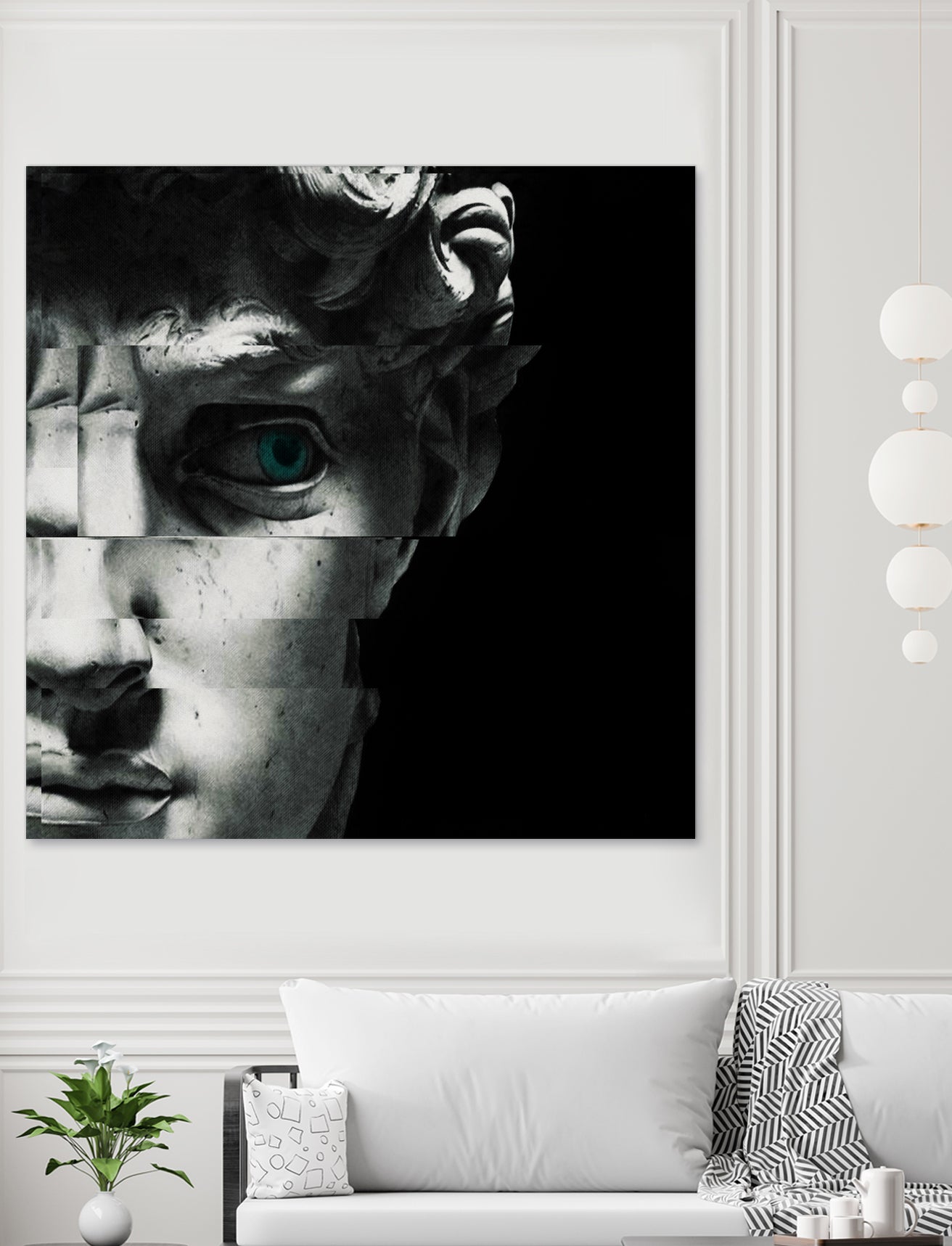 David's eye by Menelaos Trompoukis on GIANT ART - black digital painting