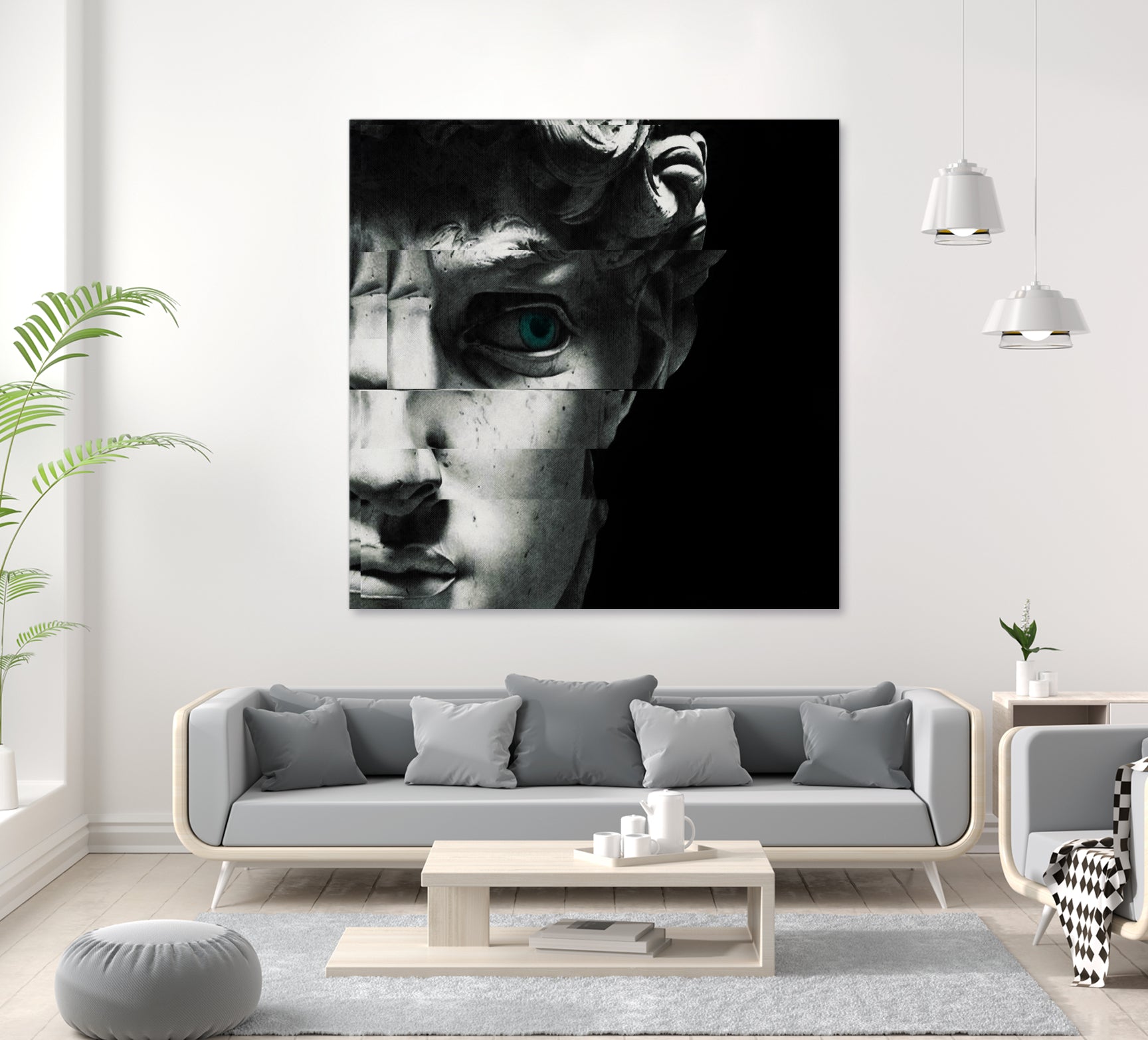 David's eye by Menelaos Trompoukis on GIANT ART - black digital painting