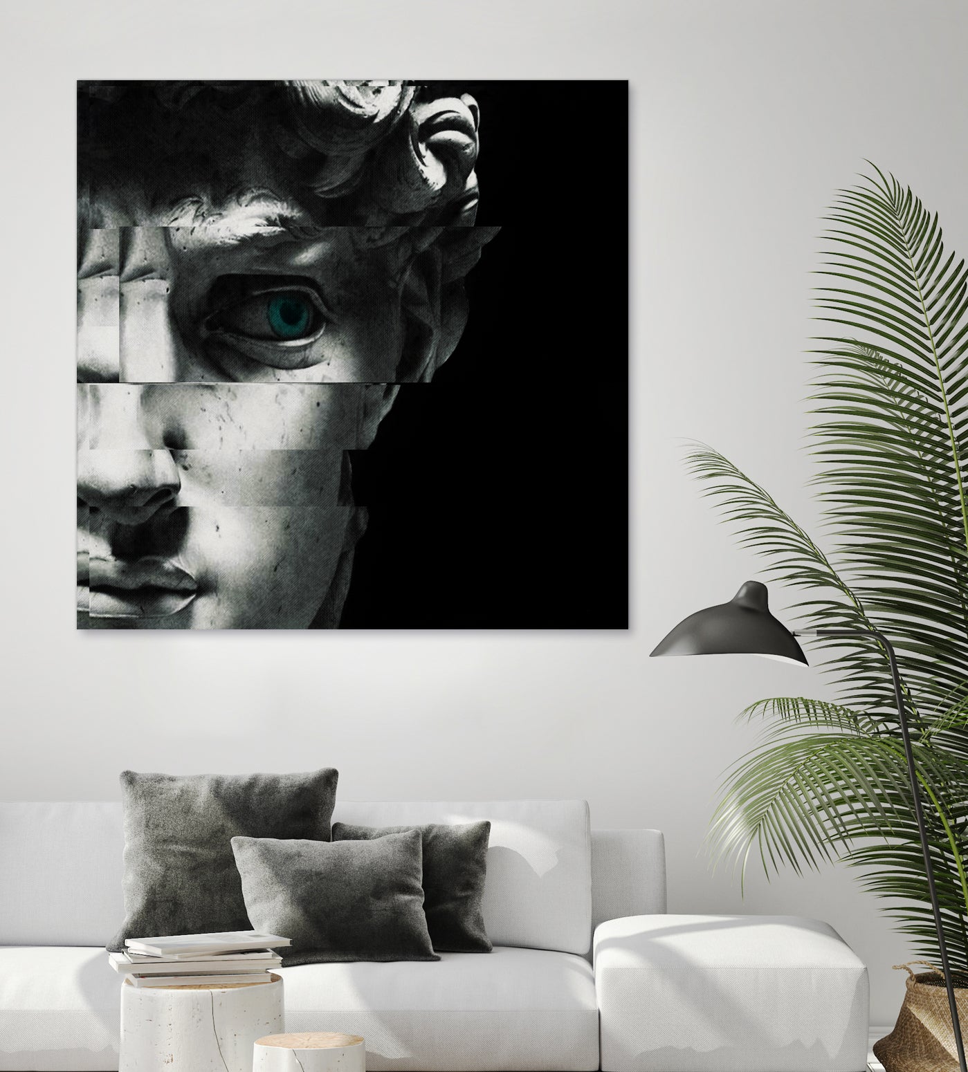 David's eye by Menelaos Trompoukis on GIANT ART - black digital painting