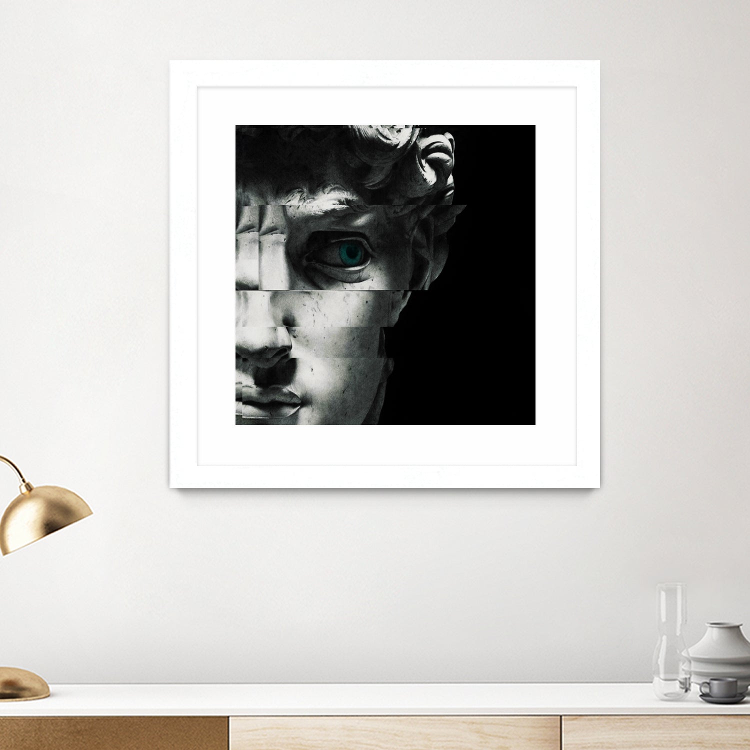 David's eye by Menelaos Trompoukis on GIANT ART - black digital painting