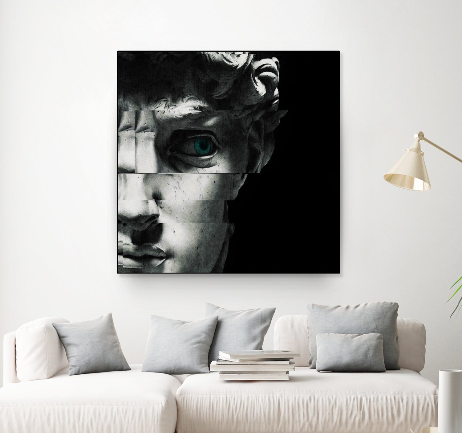 David's eye by Menelaos Trompoukis on GIANT ART - black digital painting